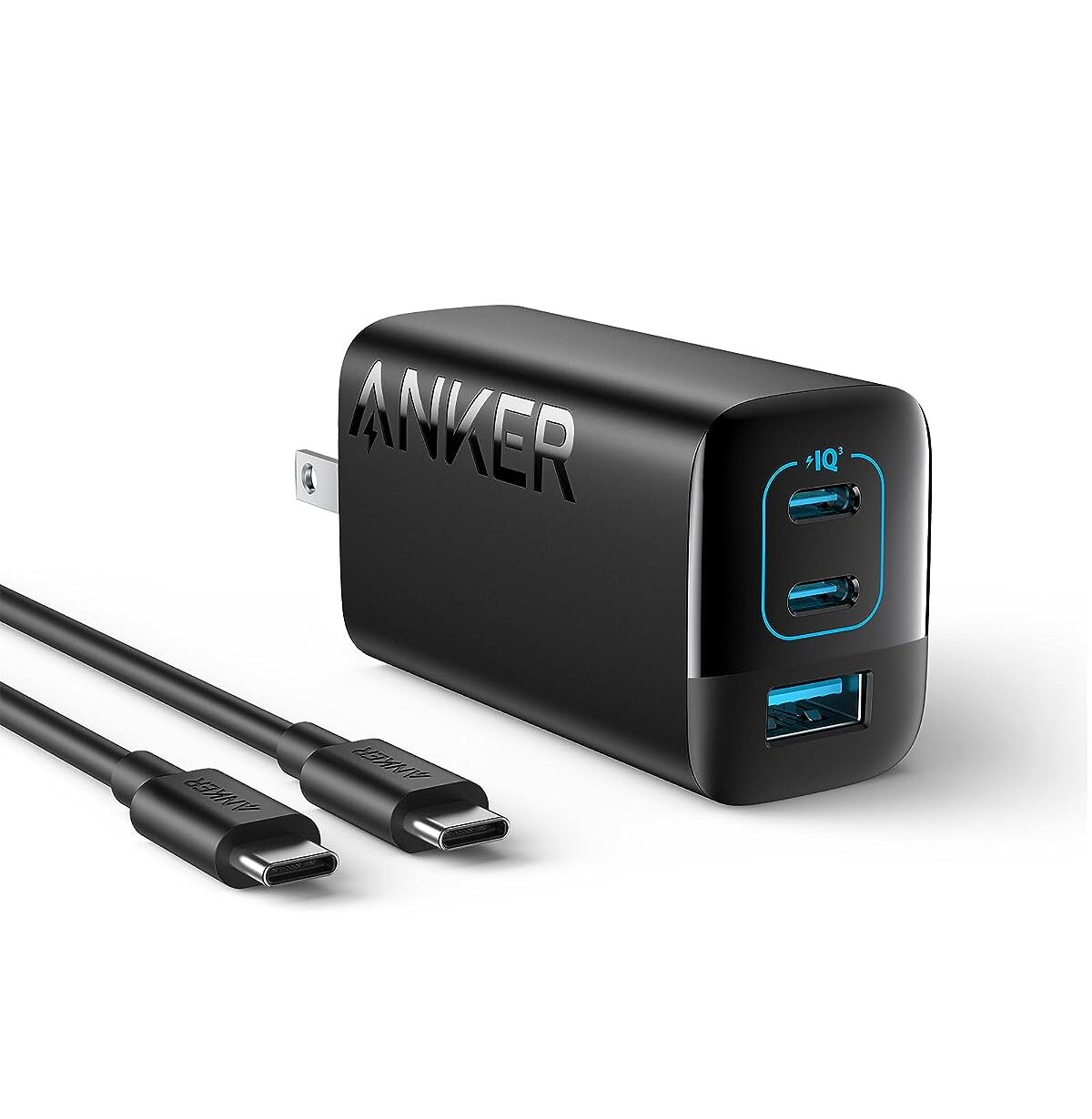Anker 336 (67W) Chargeur Fast Adaptateur 3 ports USB-A et USB-C