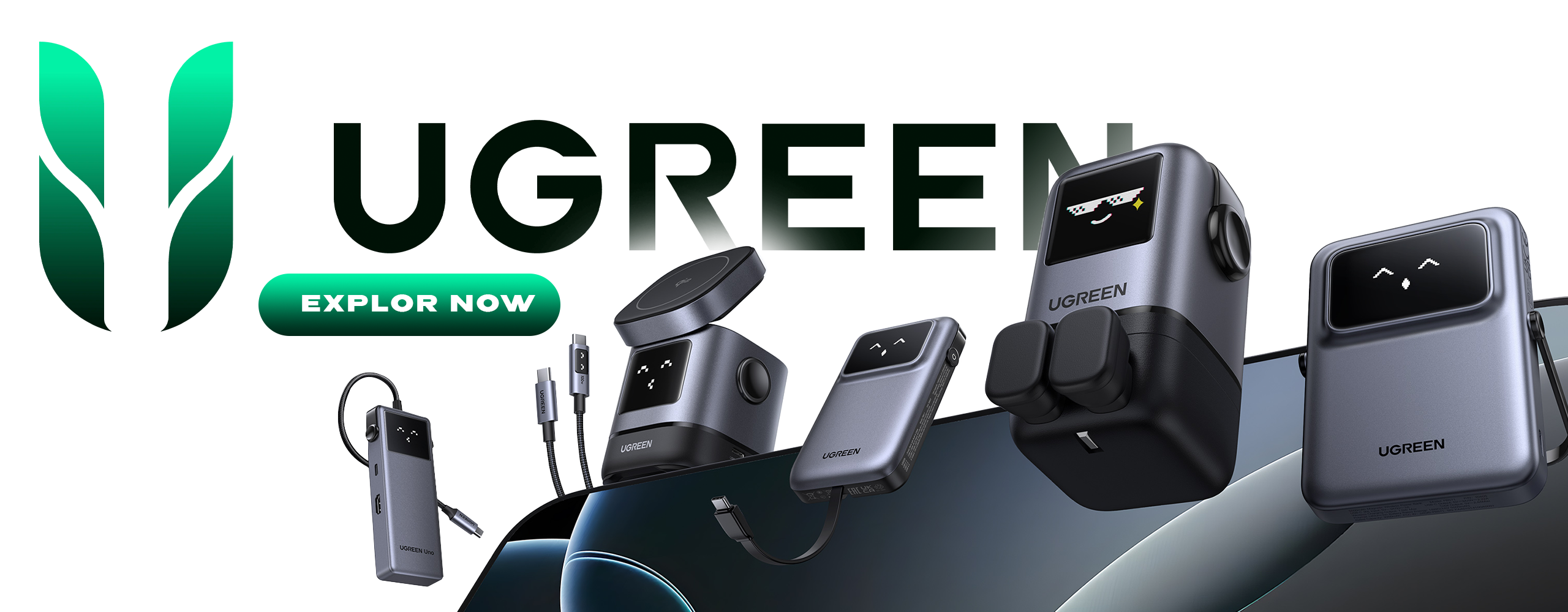 UGREEN Power Bank – Fast Charging, High Capacity, and Convenient for Travel