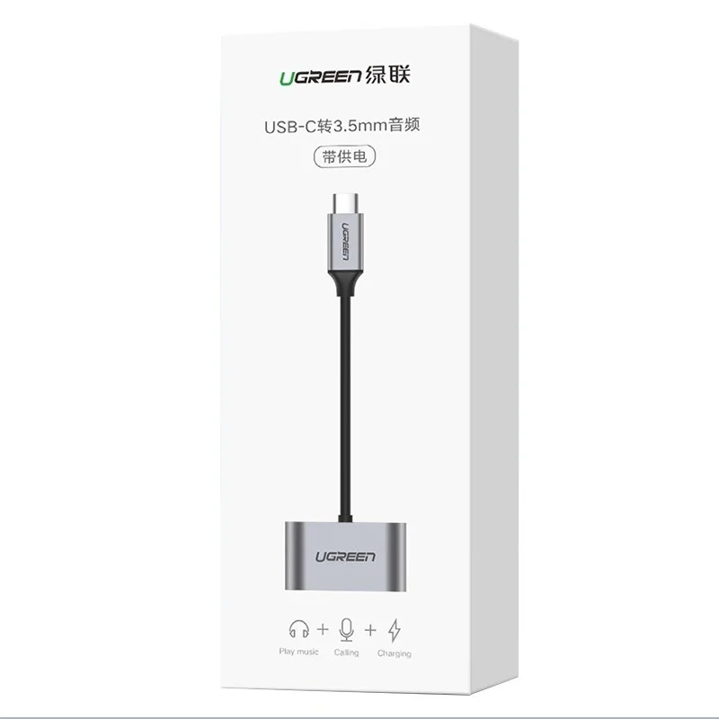 UGREEN 50596 2 Ports USB-C Hub + 3.5mm Audio 50596 - Image 2