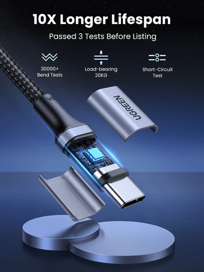 UGREEN 90120 USB-C to USB-C 100W 5A Charger Cable - Image 5