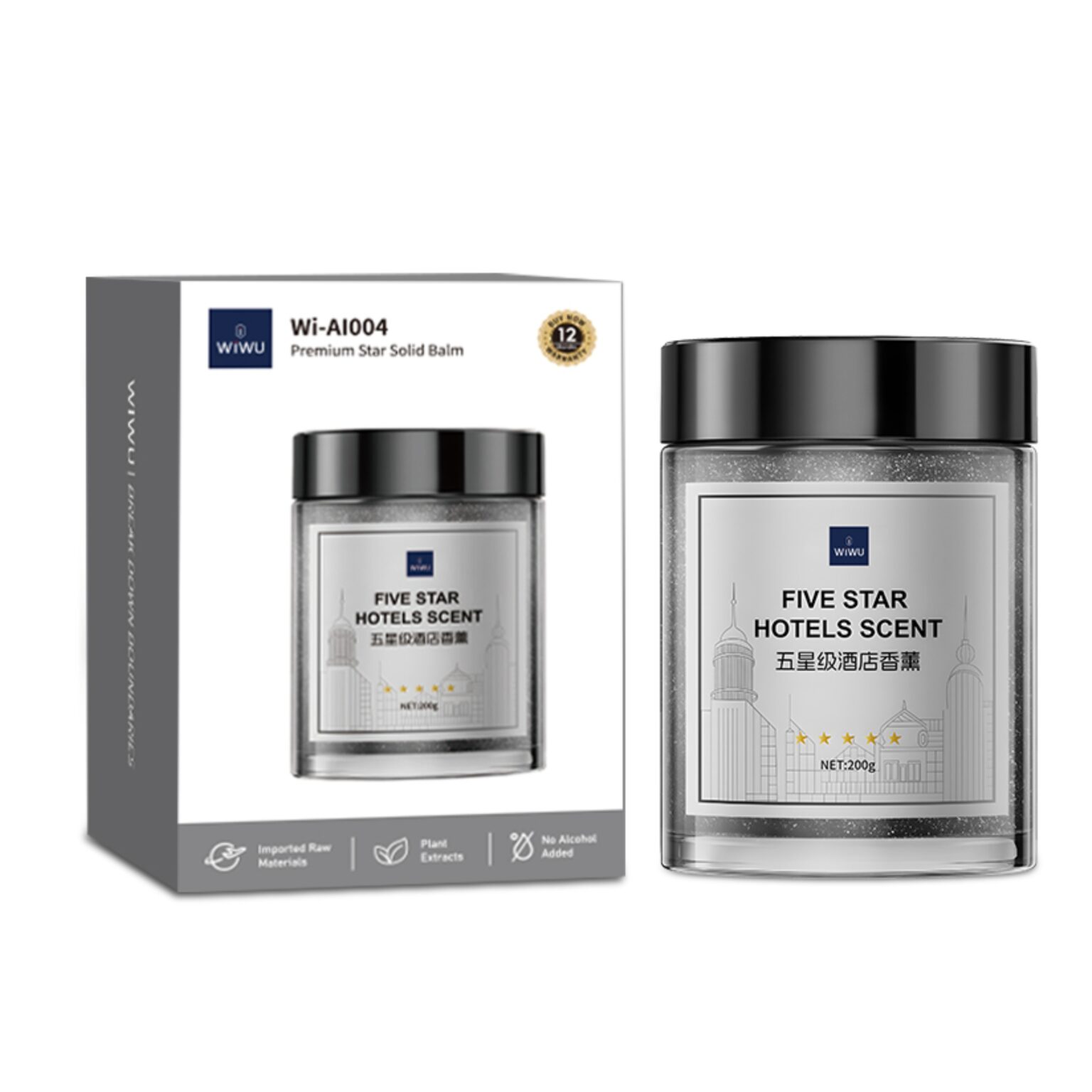 WIWU WI-AI004 Parfum Auto Premium Star Solid Balm - Image 2