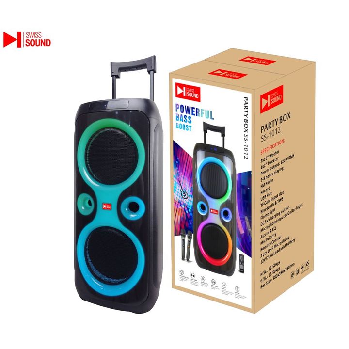 SWISS SOUND SS-1012 Bluetooth Party Speaker - Image 4