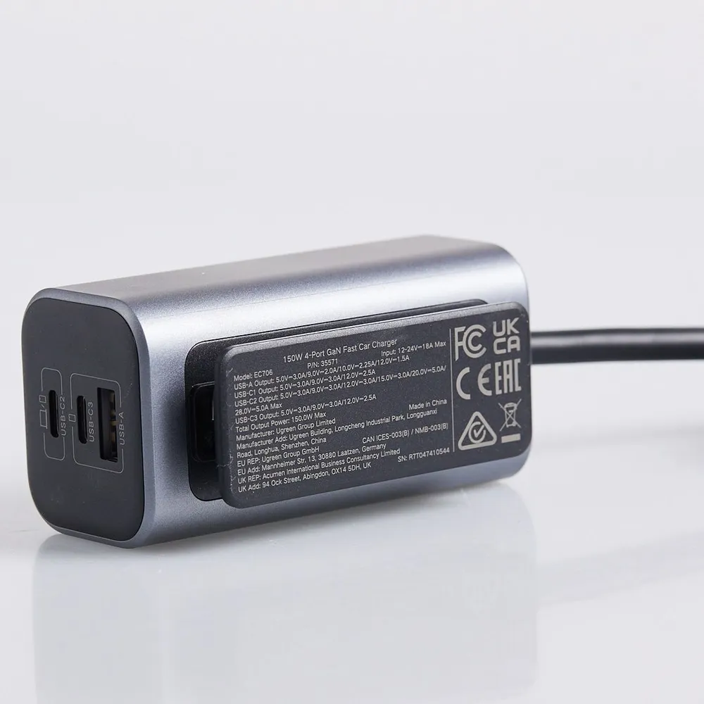 Ugreen 35571 150w Multi-Port Car Charger - Image 5