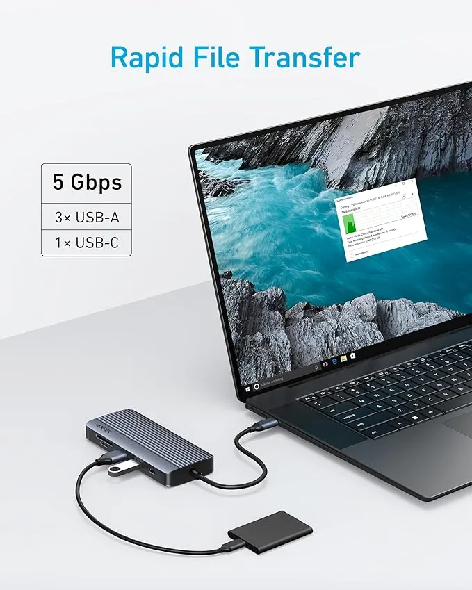 Anker A83C2HA1 USB-C Hub (10-in-1, Dual Display) - Image 4