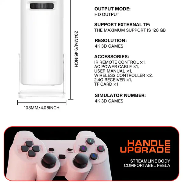 HY300 PRO Gaming Projector - Image 5