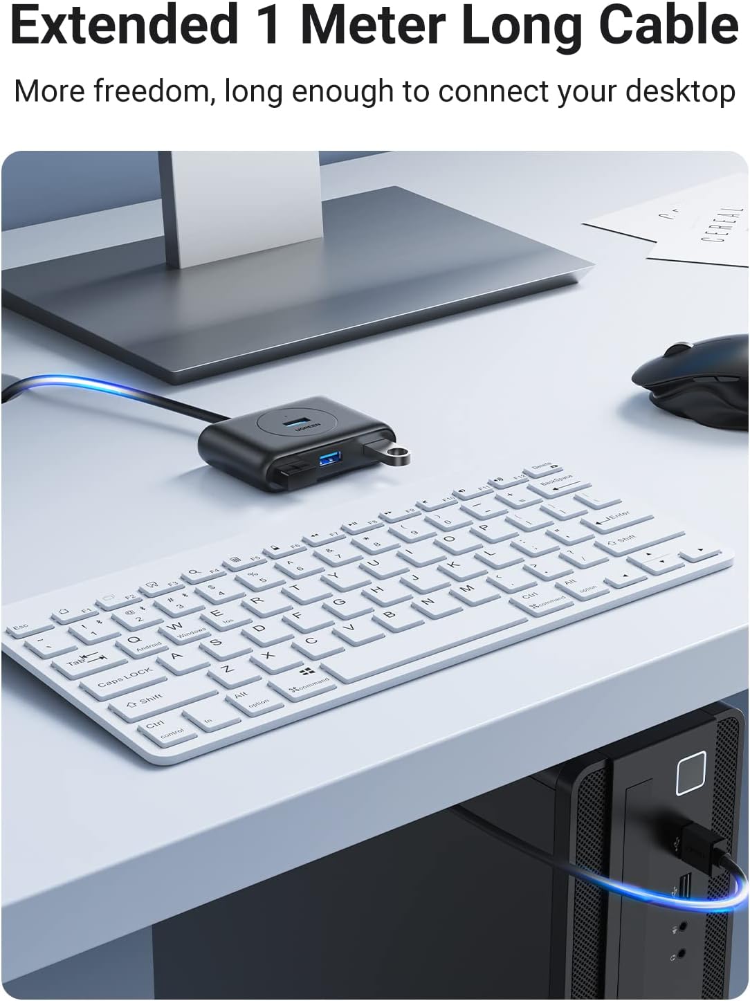 UGREEN 20291 USB Hub 4-Port USB 3.0 Hub - Image 5