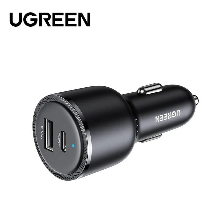 UGREEN 35023 63w USB-C PD + USB-A Fast Car Charger - Image 2