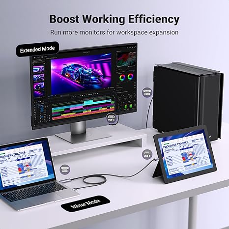 UGREEN 35984A 4K@60Hz Active HDMI to USB C Adapter - Image 5
