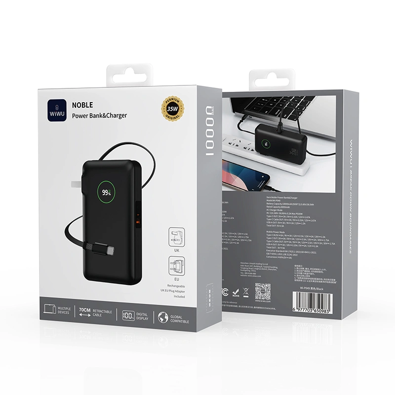 Wiwu WI-P049 Noble 35W 10000mAh Powerbank - Image 3
