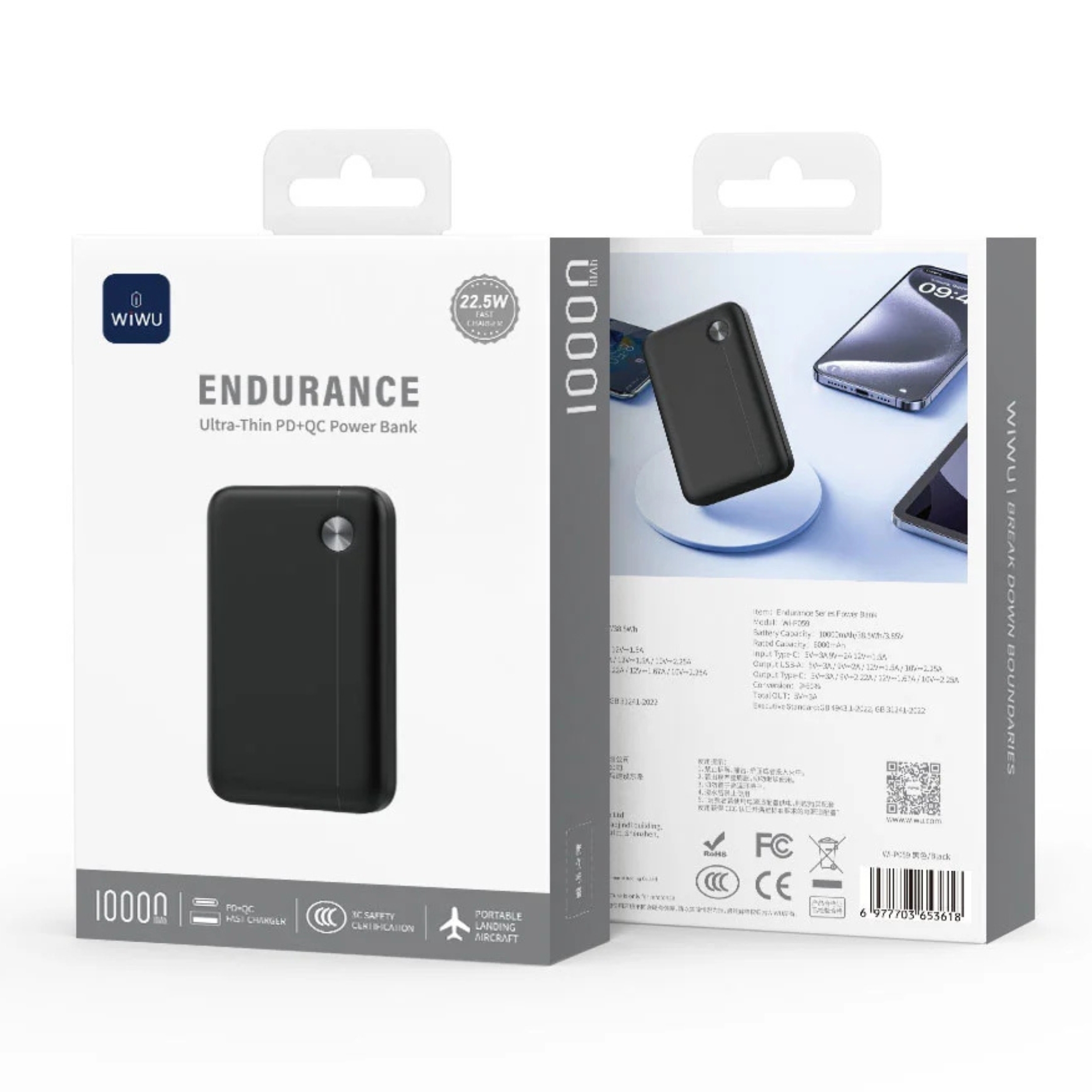 Wiwu WI-P059 Endurance 22.5w 10000mAh Power Bank - Image 3