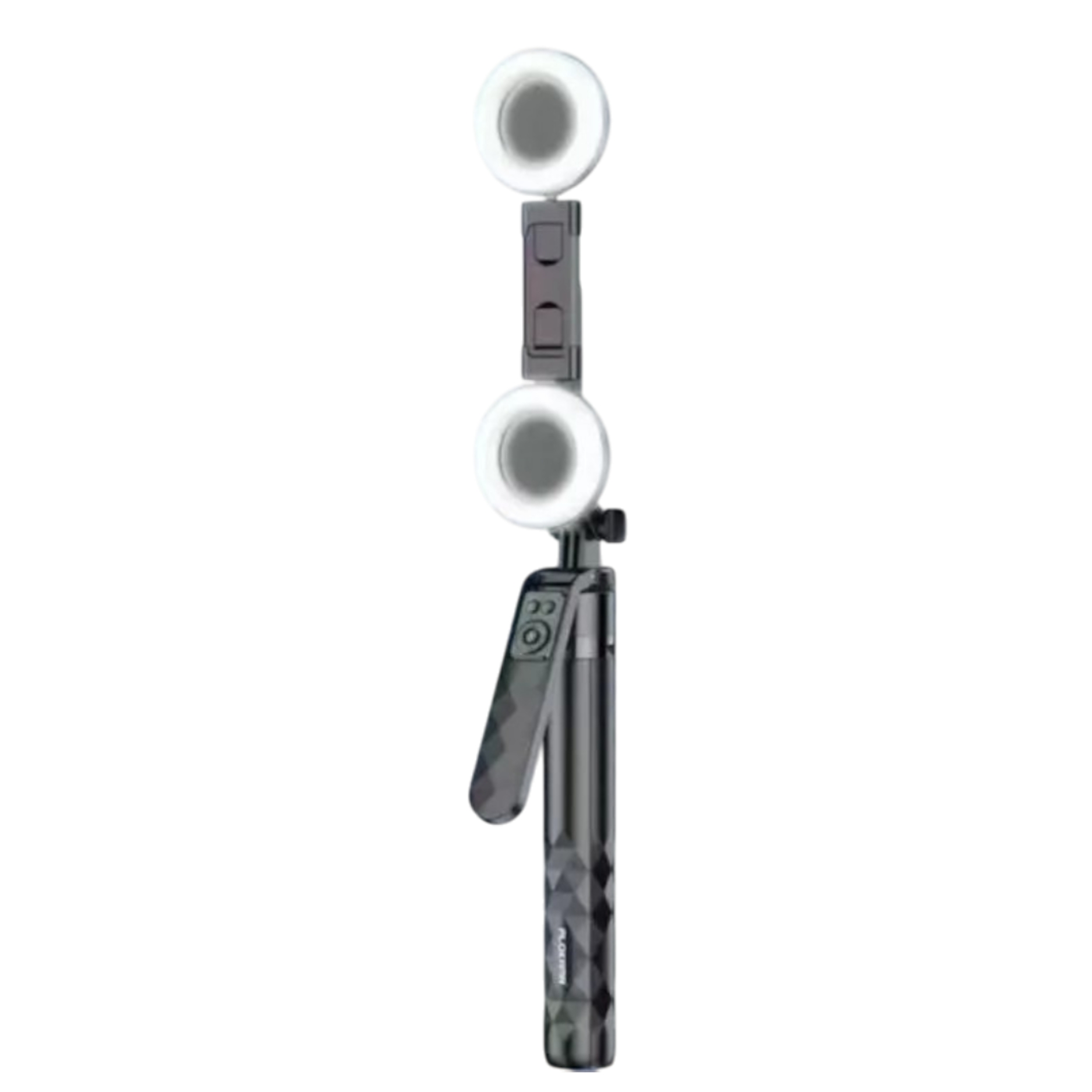 Plokama Live-P10 Pro Selfie Stick Tripod With LED Fill light And Bluetooth Remote - Image 2
