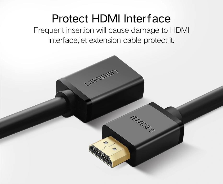 UGREEN 10142 HDMI 4K 2 Meter Male to Female Extension Cable - Image 2