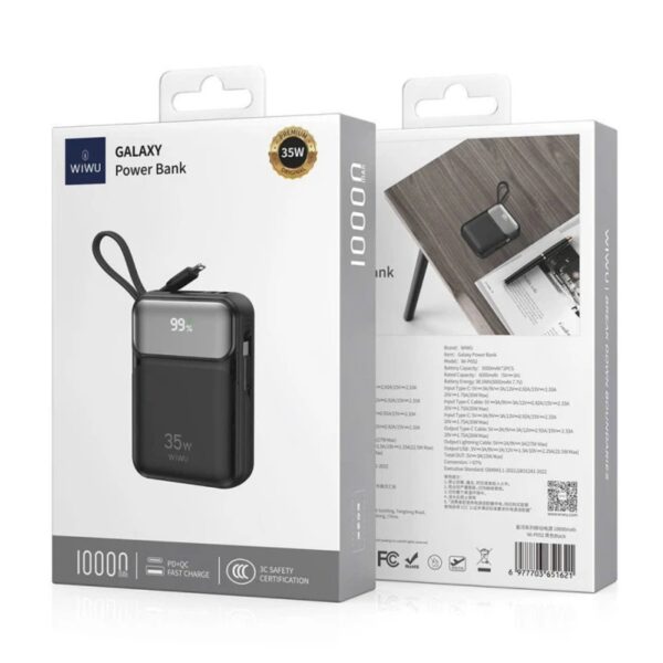 Wiwu Wi-P052 Galaxy 35w 10000mAh Power Bank - Image 3