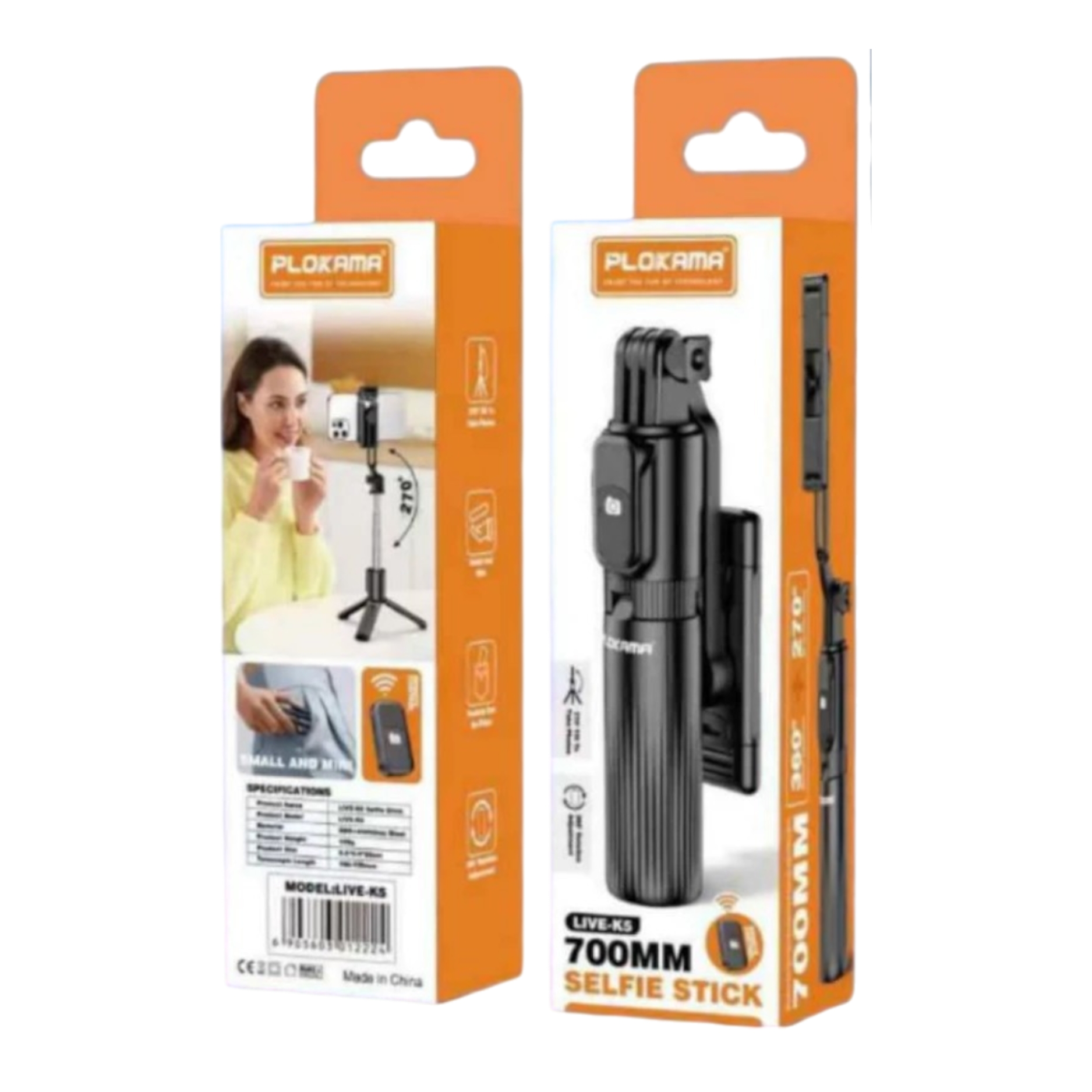 Plokama Live K5 LED Selfie Stick - Image 3