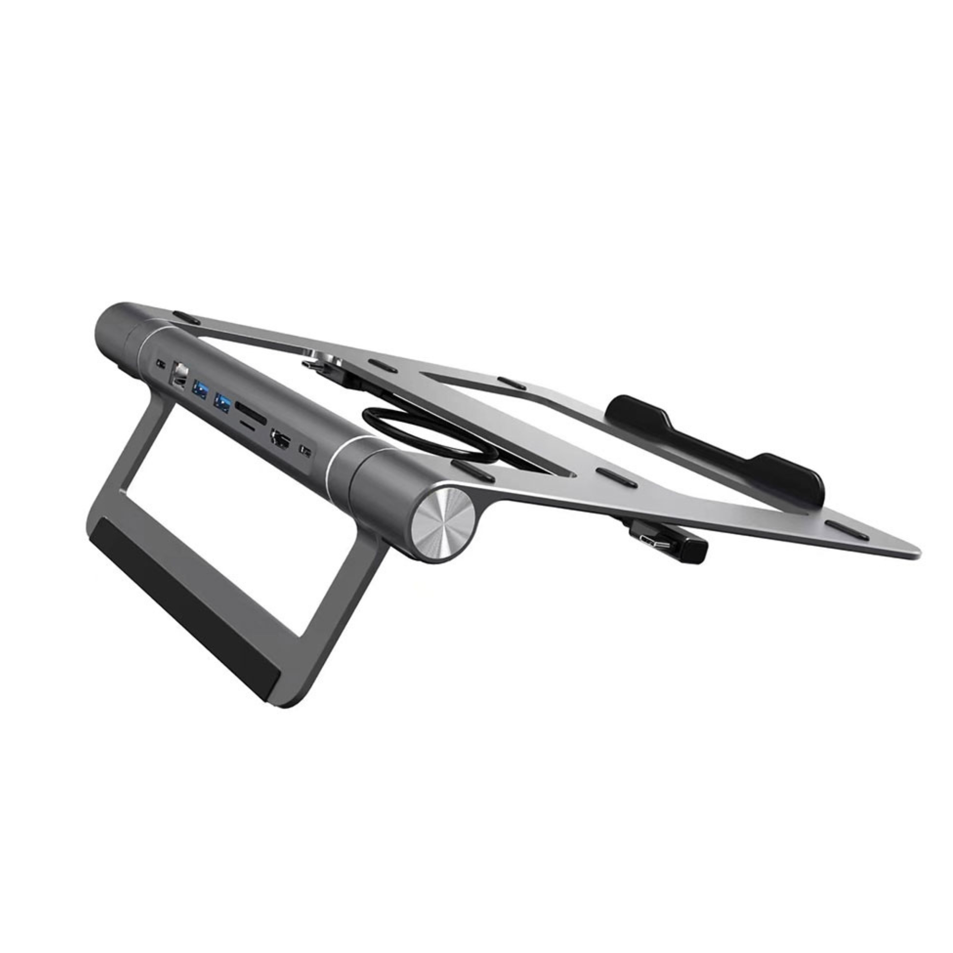 WIWU A821CH Laptop Stand Hub 8 in 1 USB-C Docking Station - Image 2