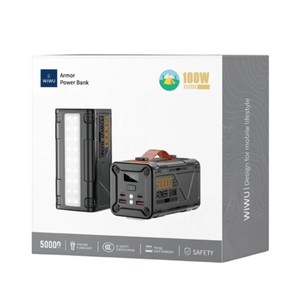 WIWU WI-P029 100W 50000mAh Armor Powerbank - Image 4