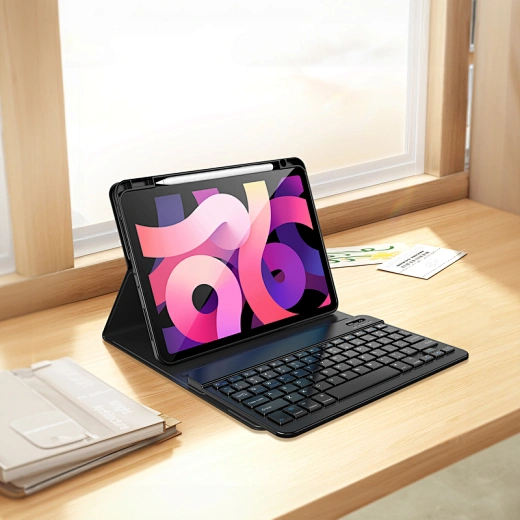 WiWU MK-006 IPAD 10.2''/10.5'' 3-in-1 iPad Keyboard Case with Pencil - Image 2