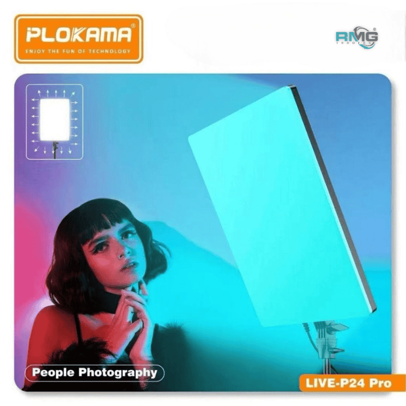 PLOKAMA LIVE-P19 Pro 19/24 Inch RGB Panel Light - Image 7