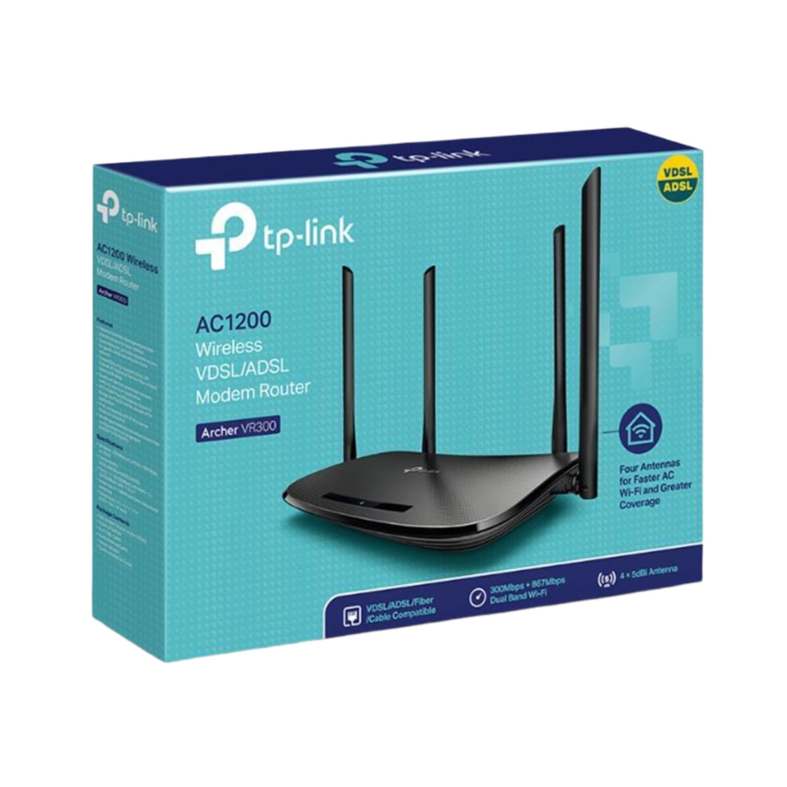 TP-link AC1200 Archer Vr300 VDSL/ADSL Modem Router - Image 4