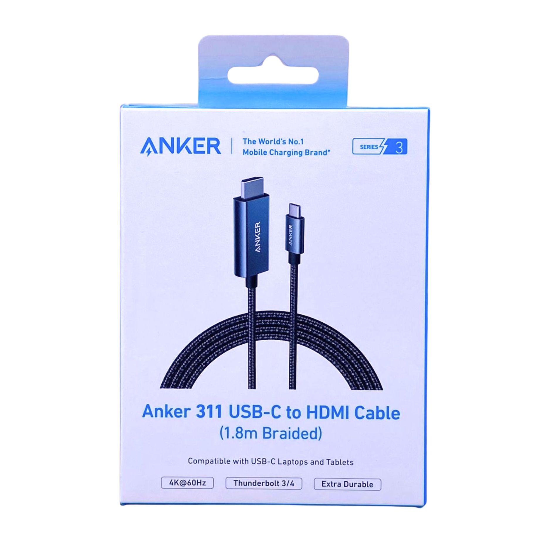 Anker A8730H11 Type-C To HDMI Braided Cable 1.8m - Image 4