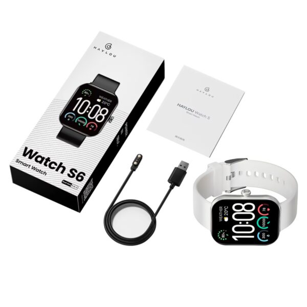 Haylou S6 Smartwatch Silver - Image 2