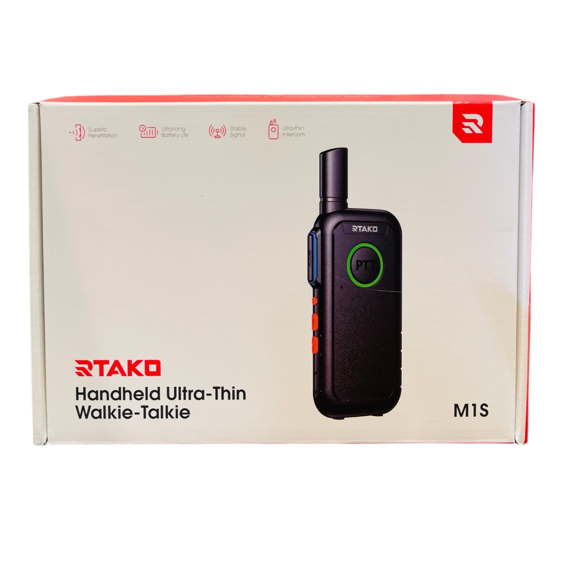 Rtako M1S Handheld Ultra-Thin Walkie Talkie - Image 3
