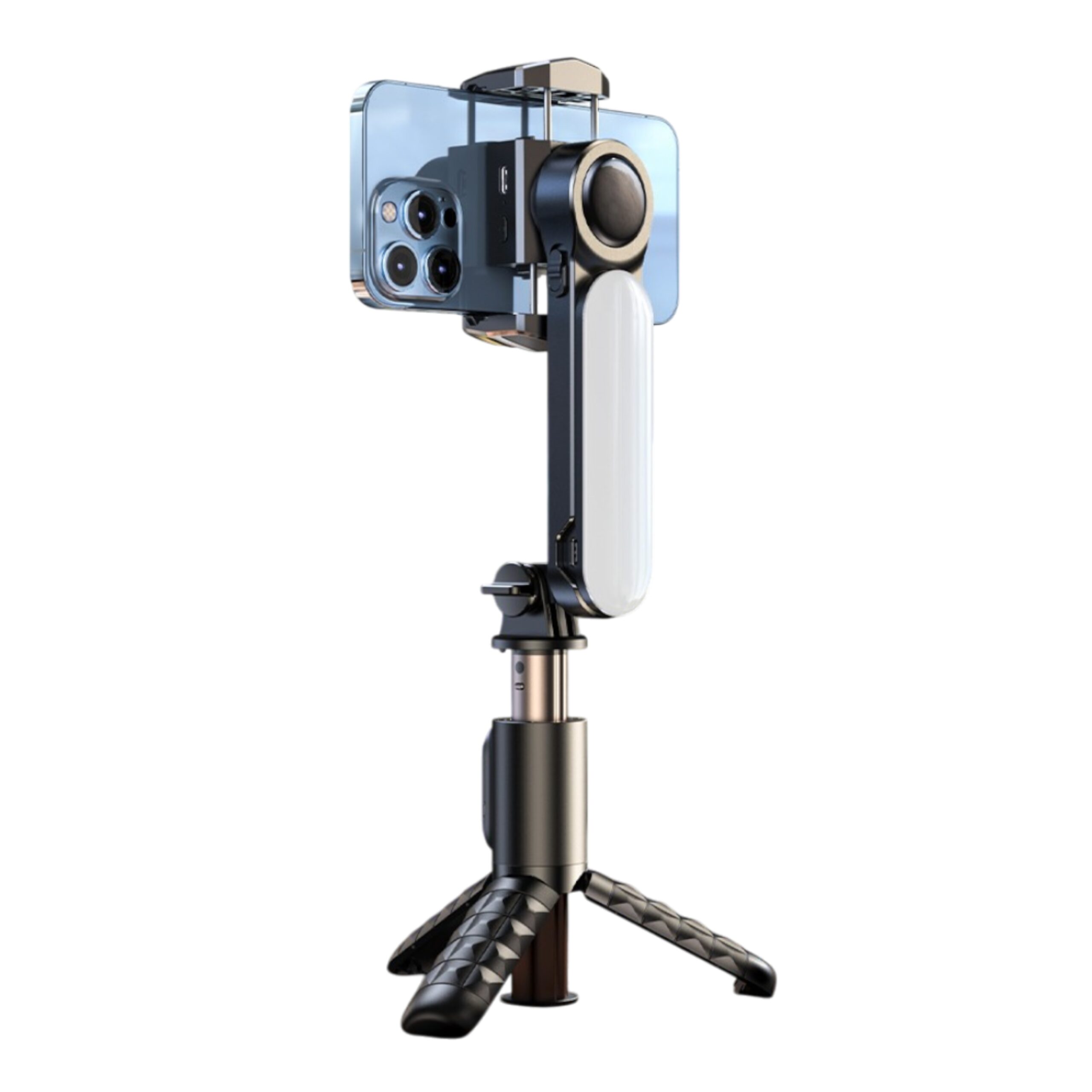 Rtako Q09 Mini Electric Gimbal Stabilizer With Extendable Selfie Stick Tripod - Image 2