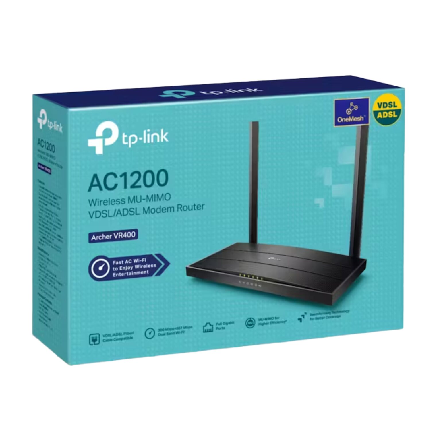 TP-Link AC1200 VDSL/ADSl Archer VR400 Modem Router - Image 4