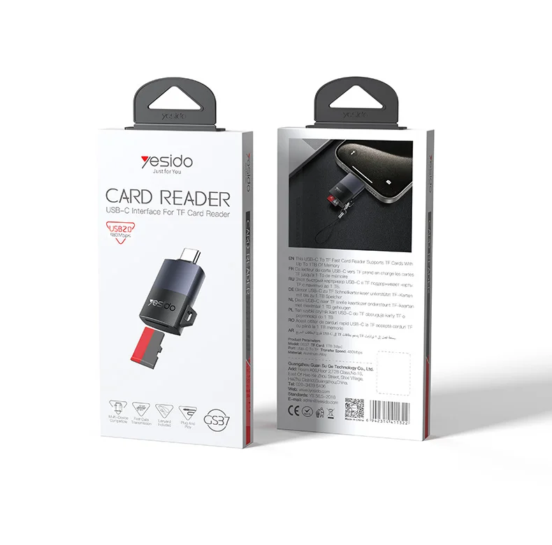 Yesido GS37 Type-C TF Card Reader - Image 2