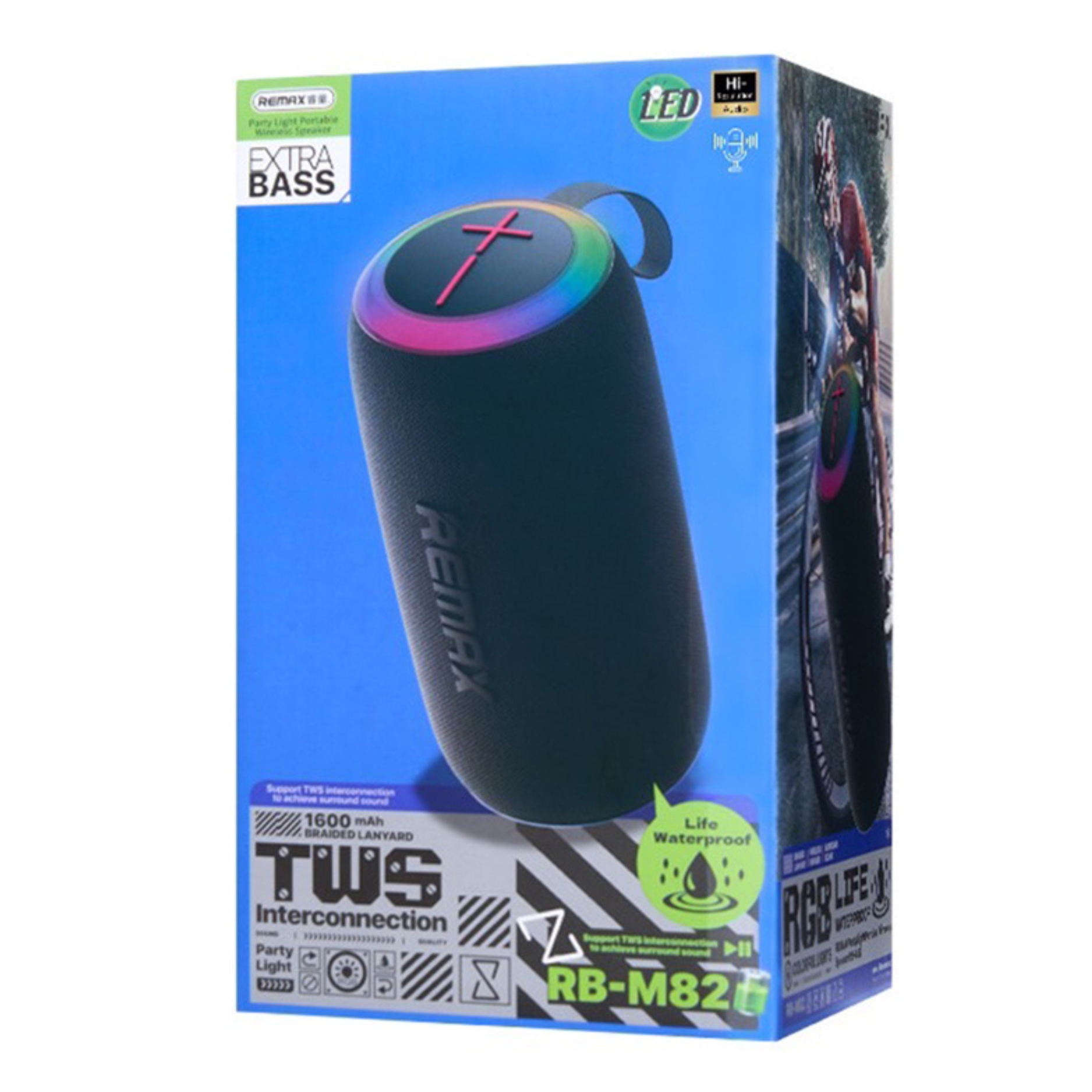 Remax RB-M82 Portable Bluetooth Speaker - Image 2