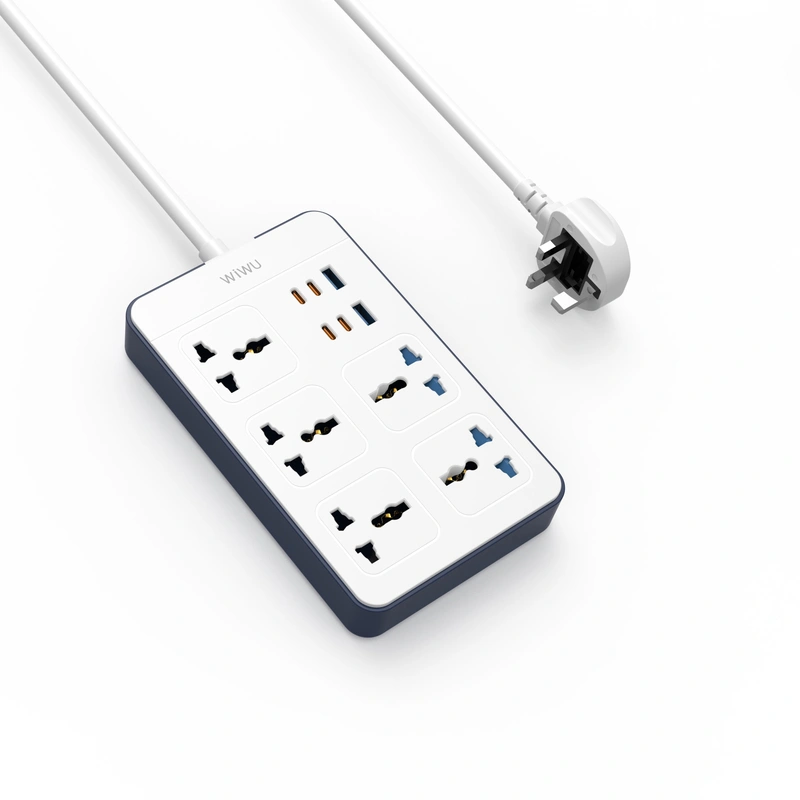 WiWU Wi-S006 11-in-1 20w GaN Power Strip 2M - Image 2