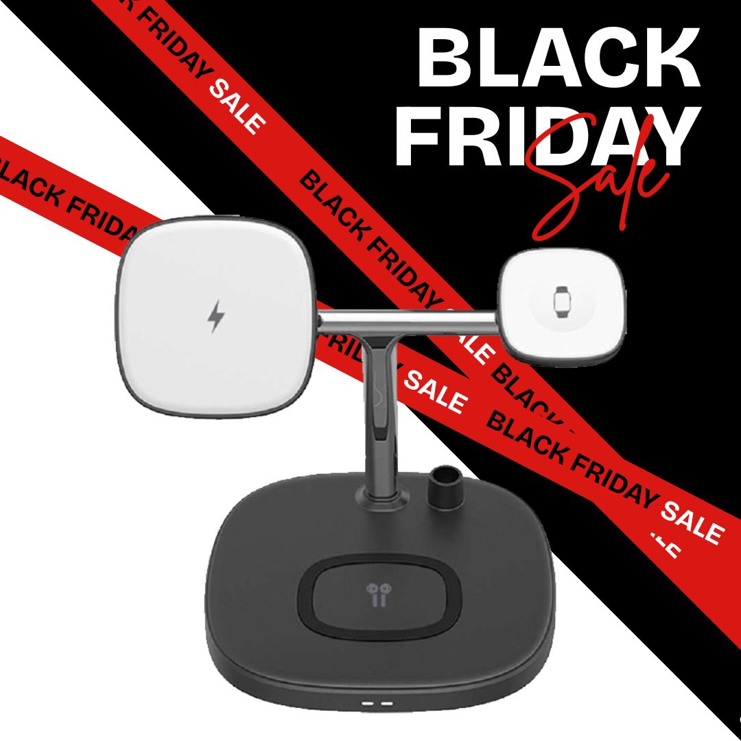 Wiwu M8 Power Air 15W 4 In 1 Wireless Charger