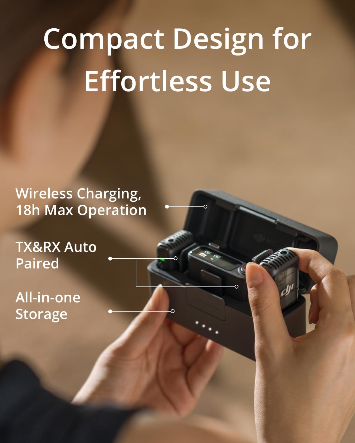 DJI Mic 2 2-Person Compact Digital Wireless Microphone - Image 3