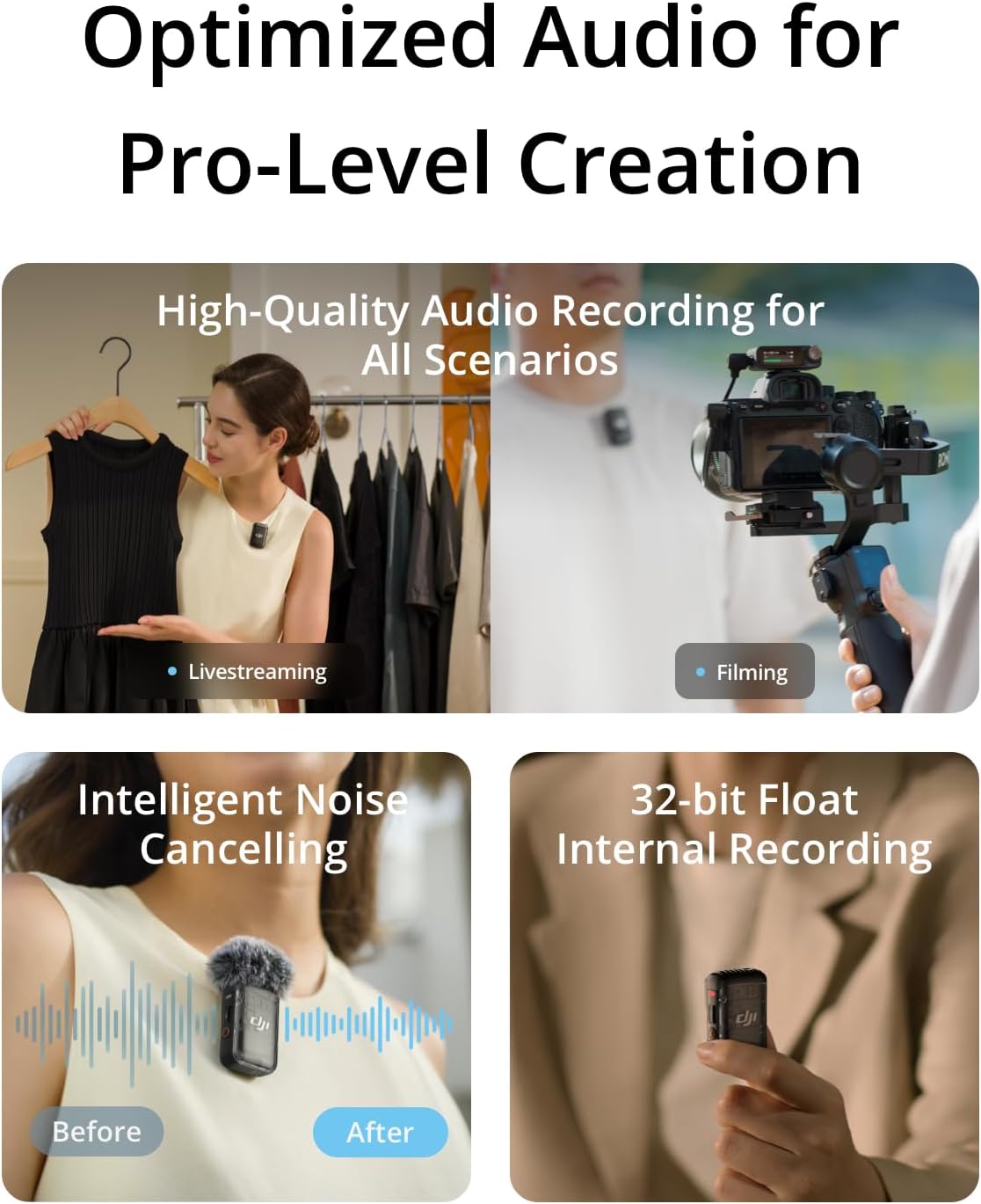 DJI Mic 2 2-Person Compact Digital Wireless Microphone - Image 4