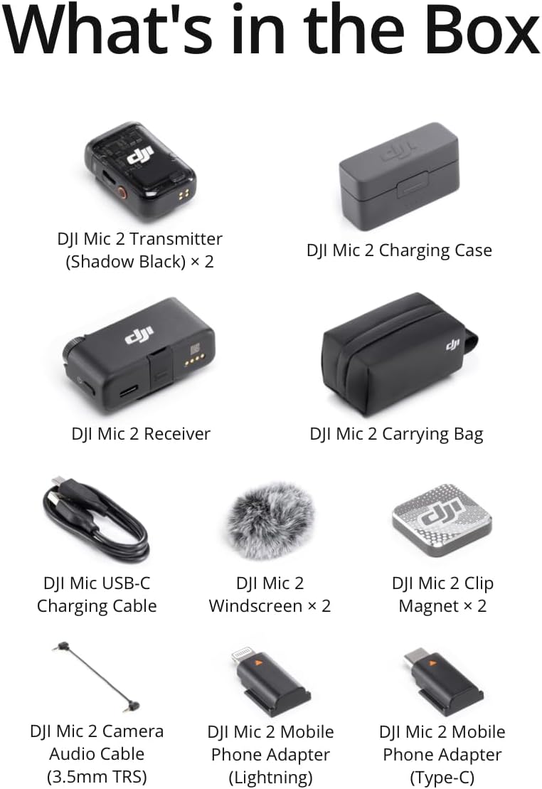 DJI Mic 2 2-Person Compact Digital Wireless Microphone - Image 6