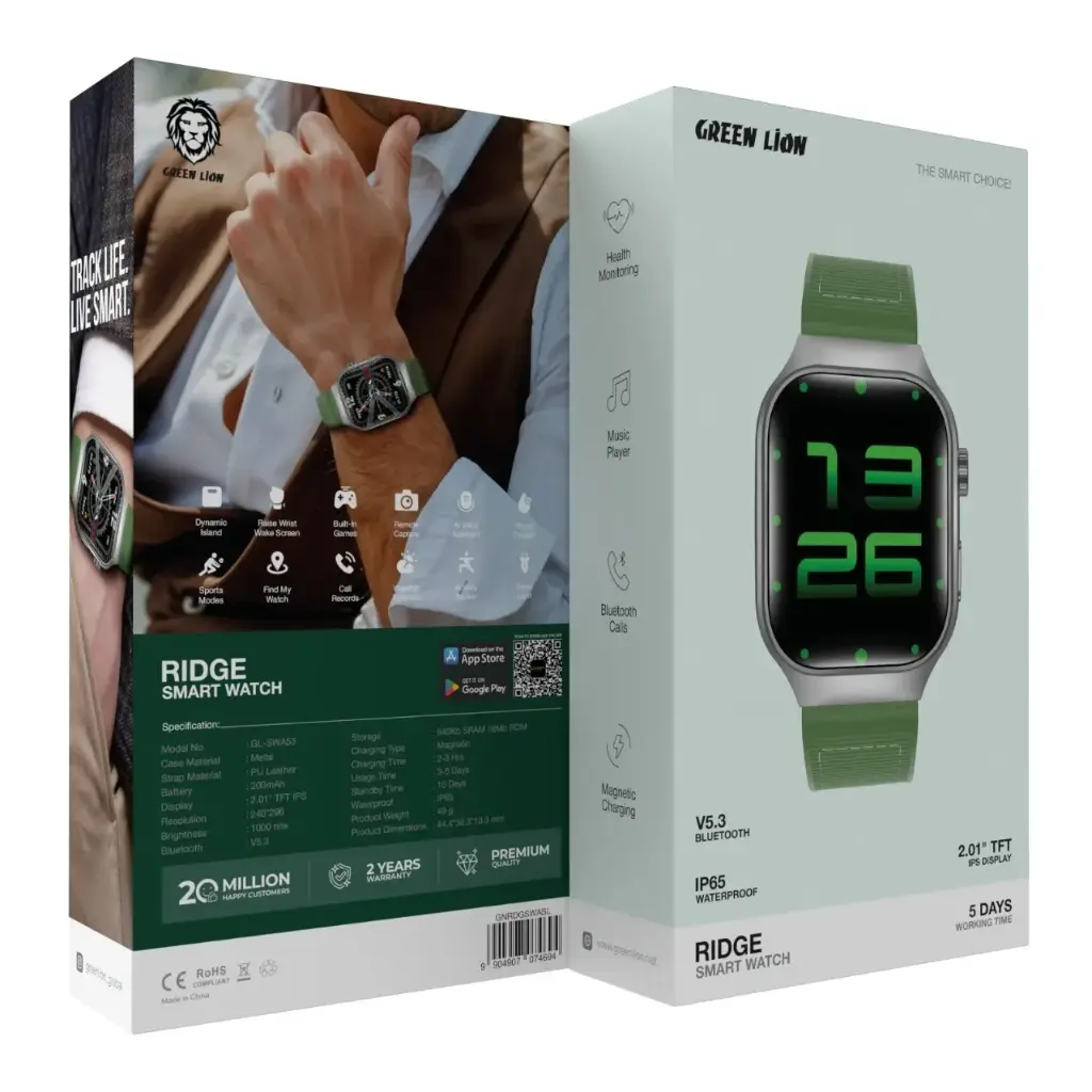 Green Lion Ridge Smart Watch - Image 6