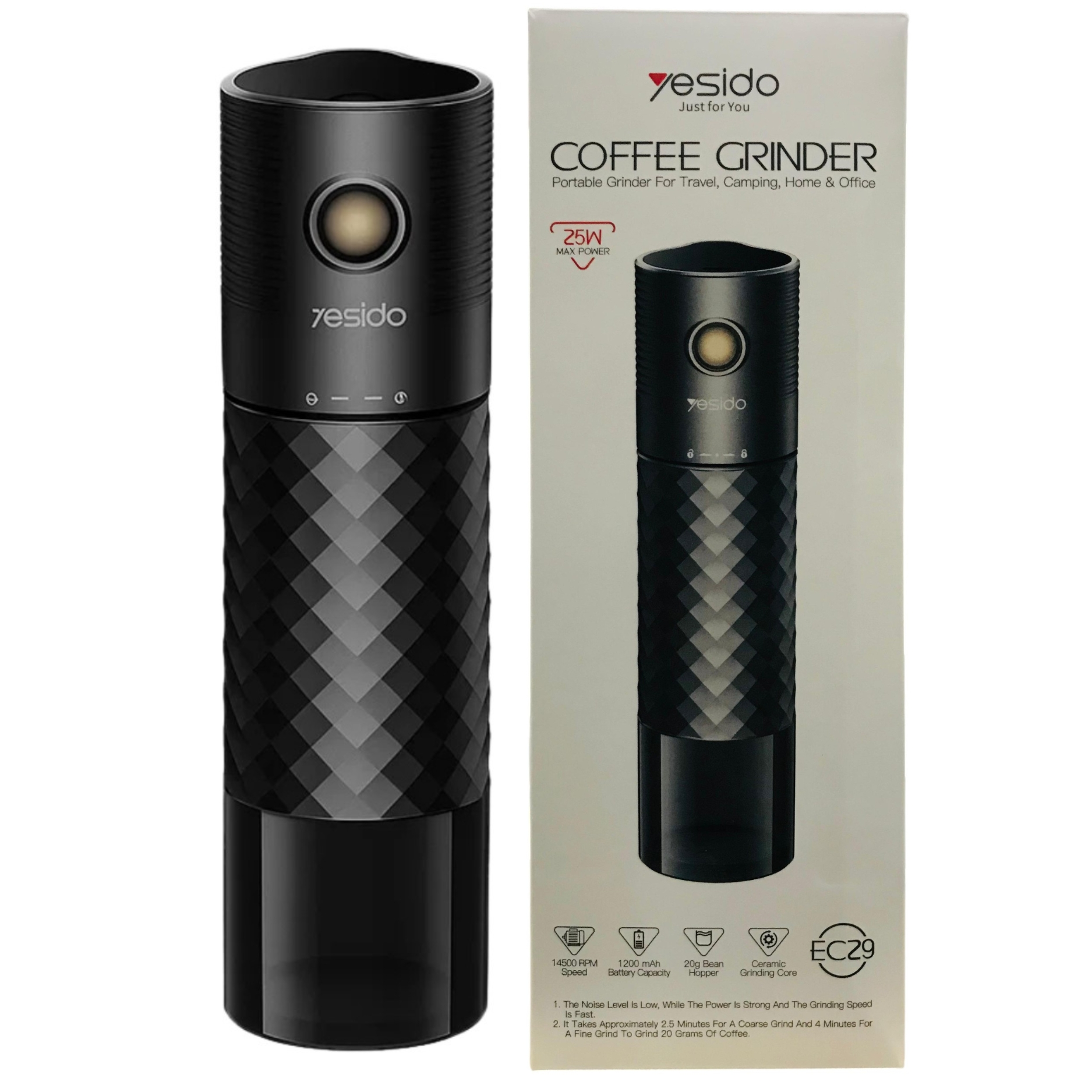 Yesido EC29 Portable Coffee Grinder - Image 2