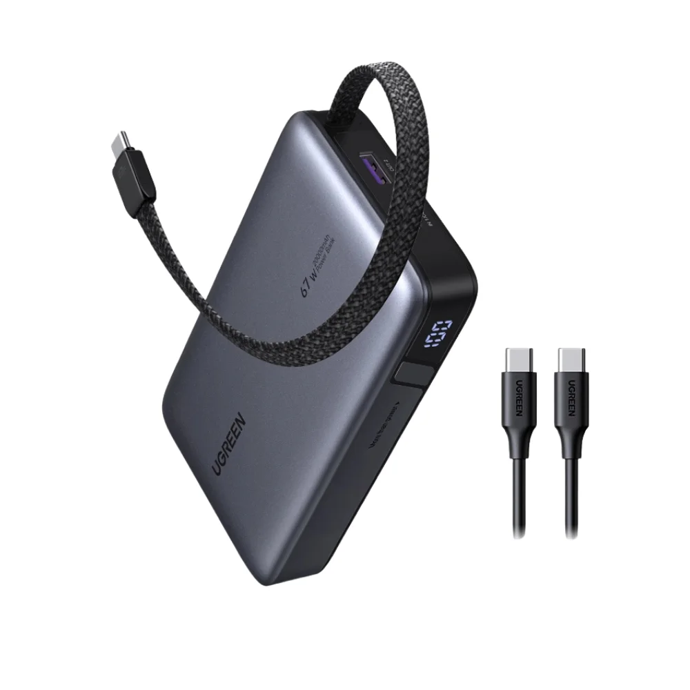 UGREEN 55996B Nexode 67W 20000mAh Fast Charging Power Bank - Image 2