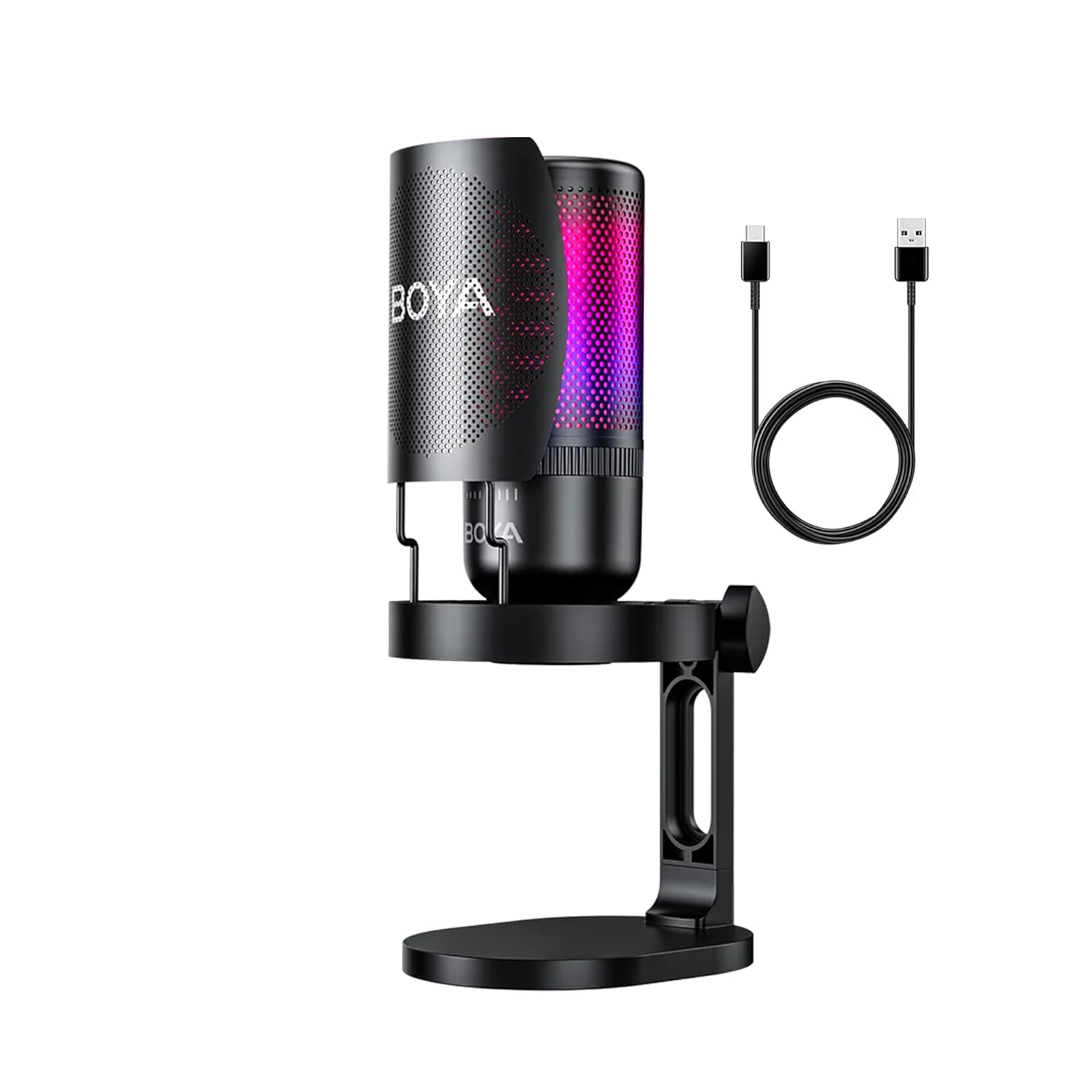 BOYA K3 Vibrant Lighting Condenser USB Microphone