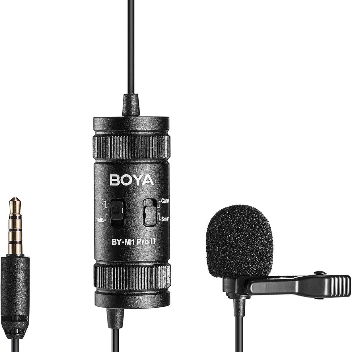 BOYA by-M1 Pro II Universal Clip-on Microphone
