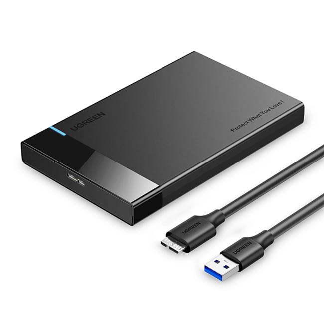 UGREEN 30847 2.5 Inch SATA HDD / SSD 6GBPS Hard Drive Enclosure