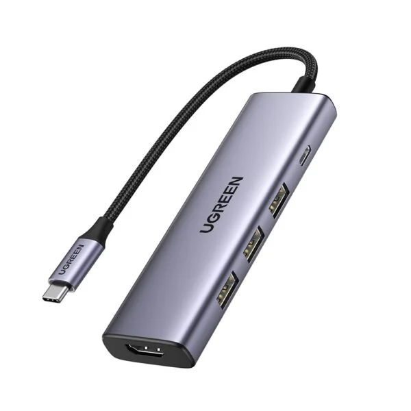 UGREEN 15596 Revodok USB C Hub 5 in 1 Multiport Adapter