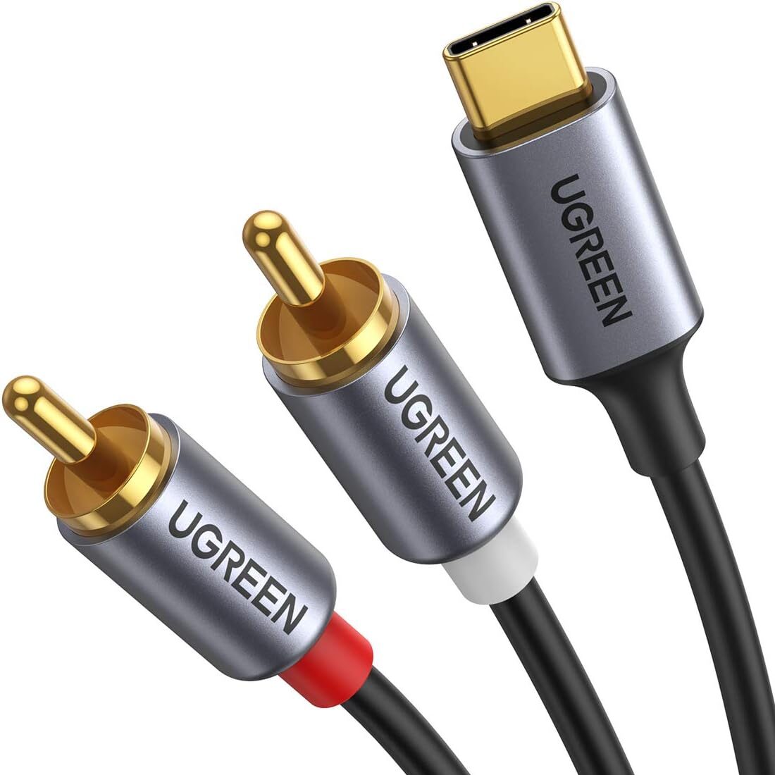 UGREEN 20193 1.5 Meter Type-C Male to 2xRCA Male Audio Cable