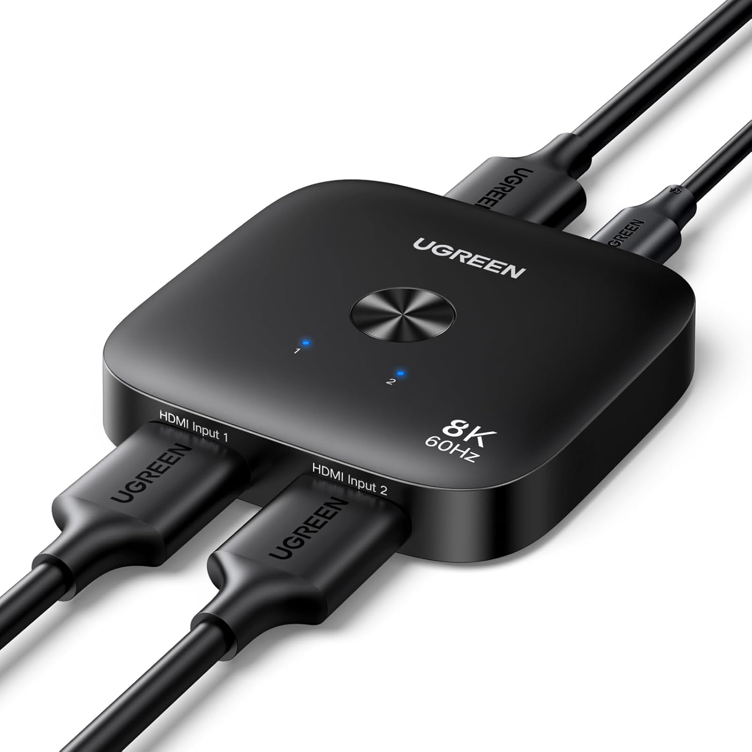 UGREEN HDMI 2.1 Switch 2 in 1 Out 8K@60Hz Ultra HD Supports 48Gbps HDMI Switcher