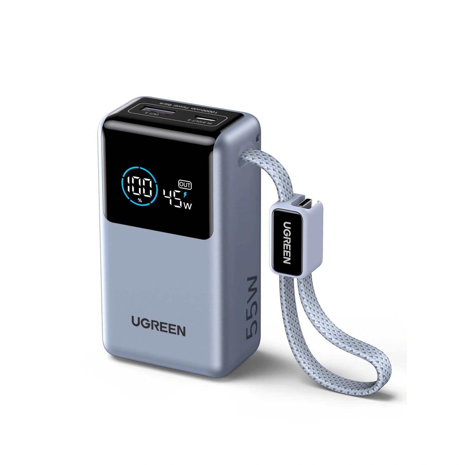 UGREEN 10000mAh 55W Nexode Pro Smart Digital Display Mini Power Bank