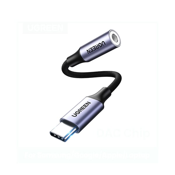 UGREEN 80154 USB C to 3.5mm Audio Adapter Type C to Headphone Aux Jack
