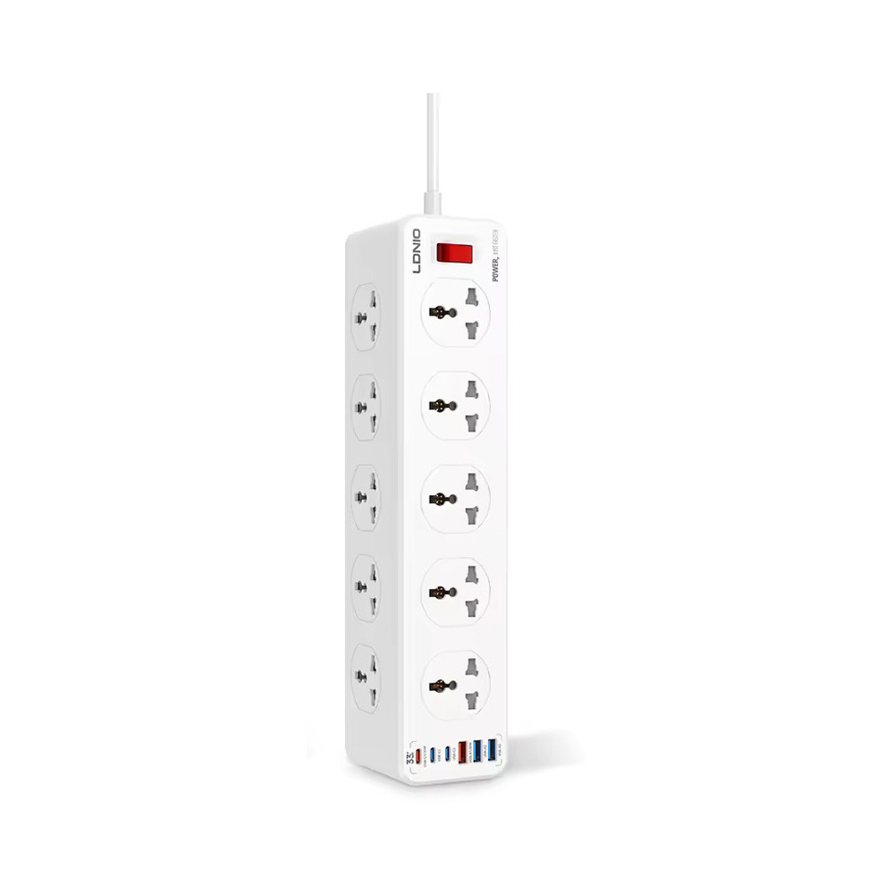 LDNIO SC10610C 10 AC Outlets Universal Power Strip 3USB-C & 3USB-A