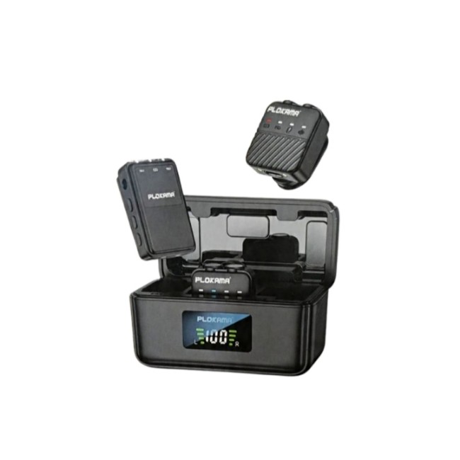 Plokama VM-80 Pro ANC Noise Reduction Broadcast Wireless Lavalier Microphone