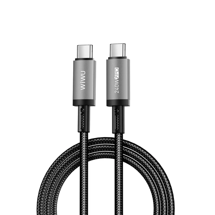 WiWU 1.5m 240W USB C to USB C Titanlink Fast Charging Cable