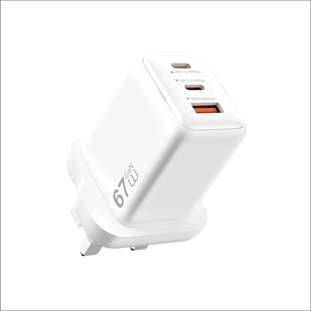 WiWU Wi-G026 Cube 67W 2C+A GaN Fast Charger